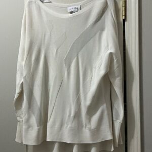 Joseph Ribkoff Cream Textured Knit Top